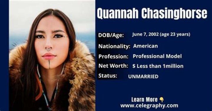 Quannah Chasinghorse Height, Weight, Net Worth, Age, Birthday, Wikipedia, Who, Nationality, Biography