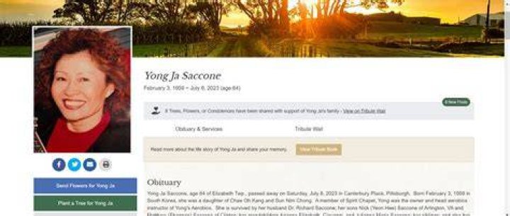 
Yong Saccone Obituary And Death Cause | American Educator Died 